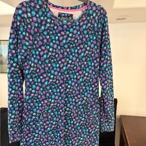 Lilly Pulitzer Colorful Patterned Sweatshirt Dress